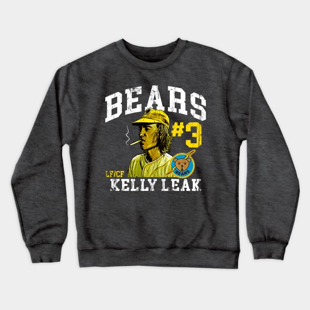 Bad News Bears Baseball Kelly Leak Crewneck Sweatshirt by Alema Art